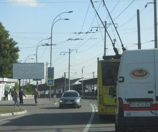 Билборд Киев,  Залізничне шосе, Залізнична Станція "Видубичі" (у напрямку Наддніпрянського шосе)