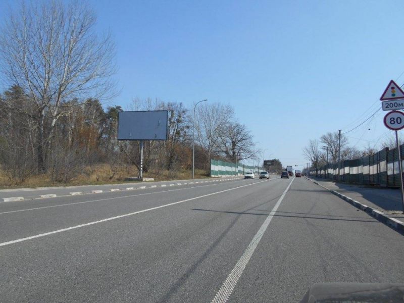 Білборд, бігборд (борд)  Ворзель,  смт. Ворзель, траса М-07 "Київ-Ковель", км 33+000 право, поворот до ресторану "Шкіпер"