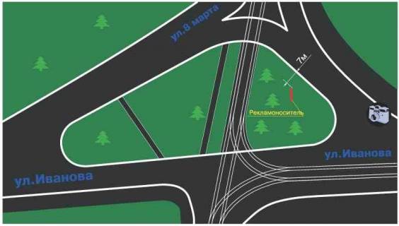 Призма A в Запорожье, 3x6  ул. Иванова -  ул. 8 Марта - 222592 схема