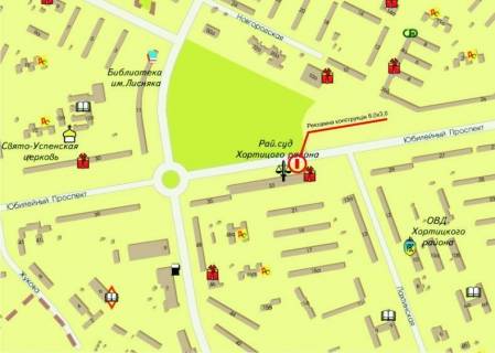 Билборд B в Запорожье, 3x6  просп. Юбилейный 33 схема