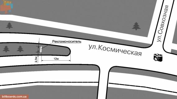 Призма  в Запорожье пр.Ленина-ул.Ломаная - 110217 схема