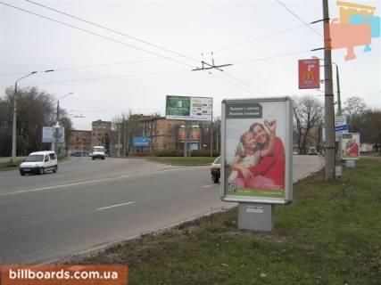 Білборд, Бігборд (Борд)   у Запоріжжі ул. Чумаченко 34 (выезд с Космоса) Фото 1