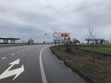 Билборд A в Запорожье ул.Тиражная выезд на тр. Днепропетровск-Запорожье, кольцо, АЗС Континент, ВОГ фото 1