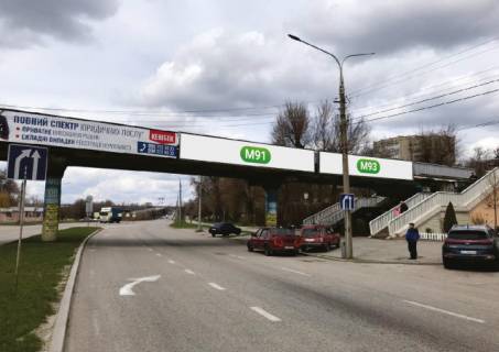 Билборд A в Запорожье, 10.2x1.5  Набережная магистраль, бул.Шевченко фото 1