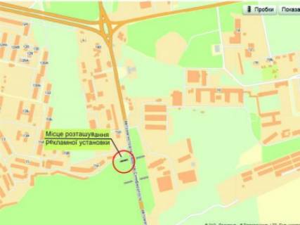 Білборд, Бігборд (Борд)  B у Запоріжжі траса Харків-Сімферополь, 400 м від поста ДАІ (в сторону г. Харьков) схема