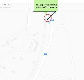 Билборд B в Запорожье о.Хортиця, в сторону Хортицького р-ну, зуп.Старий Дніпро, уздовж зал.колії 169км+850м схема