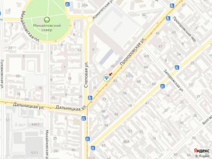 Билборд A в Одессе, 3х6  Прохорівська вул., 46 схема