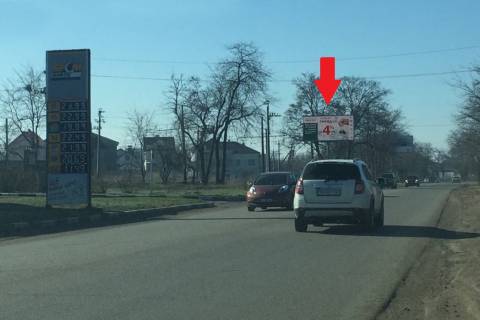 Билборд B в Одессе, 3х6  пр-кт Небесної Сотні - АЗС "Motto" (Салютна вул.) фото 1