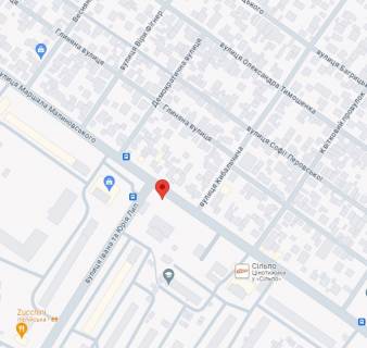 Билборд B в Одессе, 3х6  Маршала Малиновського вул., 49 -  Івана та Юрія Лип вул., схема