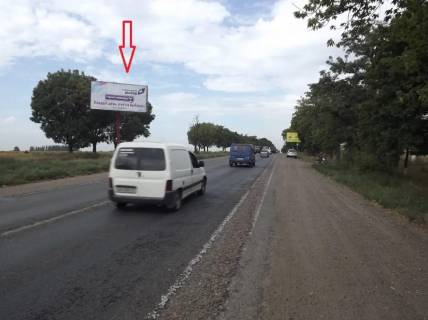 Билборд B в Хлебордарске, 3х6  Одеса - Маяки - 2 стовпи фото 1