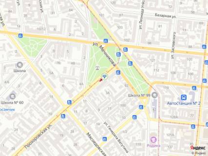 Білборд, Бігборд (Борд)  A у Одесі, 3х6  Прохорівська вул., 5 схема