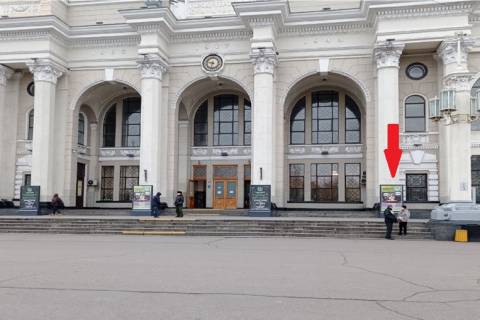 Скролер, Скрол A у Одесі, 1,2 х 1,8  Залізничний вокзал Одеса - центральний вхід 4 - 418928 Фото 1