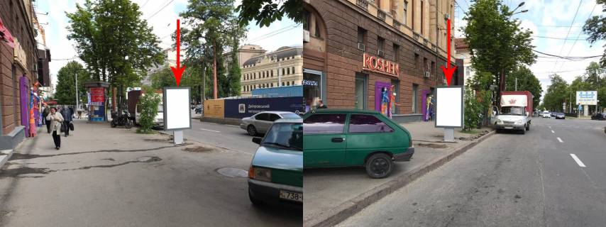 Ситилайт B в Днепр (Днепропетровск), 1.2х1.8  просп. Дмитра Яворницького, 65 фото 1