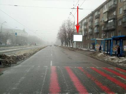 Бэклайт A в Днепр (Днепропетровск), 3.14х2.32  вул. Робоча - вул. Театральна, напрямок до просп. Пушкіна фото 1