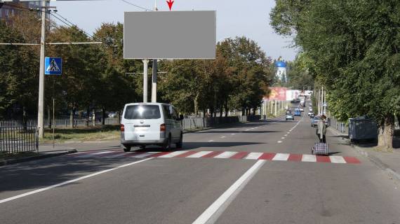Билборд A в Днепр (Днепропетровск), 6х3  вул. Робоча, 23-А, рух до центру фото 1