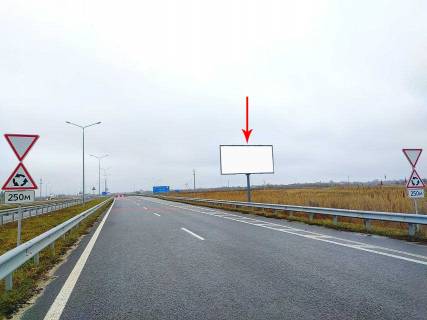 Билборд A в Петриковке, 6х3  Автошлях Дніпро - Решетилівка (Н-31), нова трасса на Киї, розвилка на с. Клешнівка та смт. Петриківка, вул. Халтуріна, рух у бік смт. Царичанка фото 1