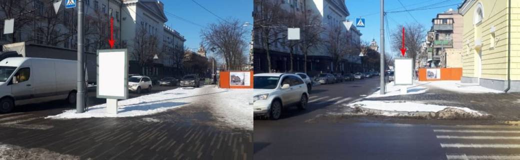 Ситилайт B в Днепр (Днепропетровск), 1.2х1.8  вул. Привокзальна - просп. Дмитра Яворницького фото 1