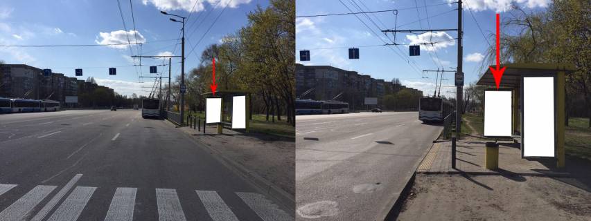 Ситилайт A в Днепр (Днепропетровск) Zdp032A2,Набережна Заводська вул., навпроти буд. 133, перед вул.Метробудівська фото 1