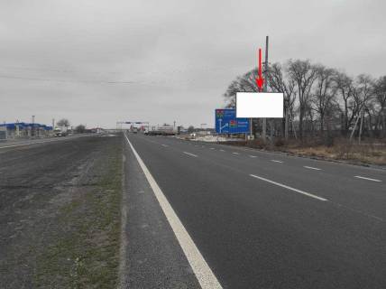 Билборд A в Новомосковске, 6х3  Автошлях Дніпро - Павлоград (М-30), розвилка на м. Харків, м. Самар (Новомосковськ), біля АЗС УКРНАФТА, рух у бік м. Дніпро фото 1