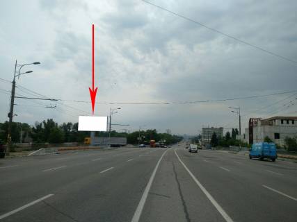 Беклайт B у Дніпро (Дніпропетровськ), 8х4  просп. Слобожанський біля віадука, авторозв'язка з вул. Каштановою, рух у бік Центрального мосту Фото 1