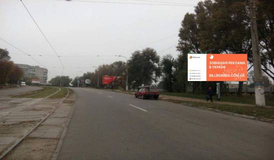 Билборд A в Каменское (Днепродзержинск), 6х3  пр. Василя Стуса - вул. Бурхана (район з/д платформи), напрямок до району Черемушки фото 1