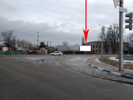 Білборд, Бігборд (Борд)  A у Нікополі, 6х3  вул.Першотравнева - вул.Патріотів України (3), напрямок руху до старої частини міста, районної лікарні, виїзду з міста Фото 1