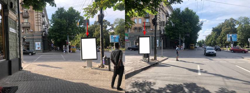 Сiтiлайт B у Дніпро (Дніпропетровськ), 1.2х1.8  просп. Дмитра Яворницького, 53 А Фото 1