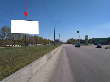 Білборд, Бігборд (Борд)  A у Кам'янське (Дніпродзержинськ), 6х3  Мостовий перехід через Дніпро, зїзд, біля АЗС "WOG", рух з лівого на правий берег Фото 1