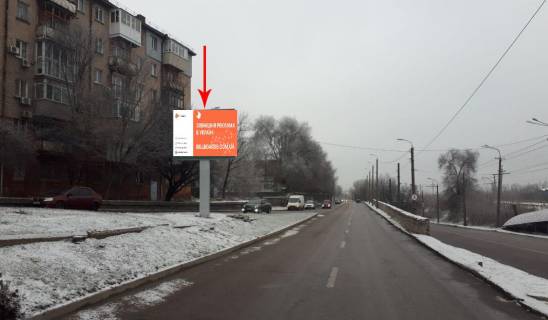 Бэклайт A в Днепр (Днепропетровск), 3.14х2.32  вул. 6-ї Стрілецької Дивізії, в районі перетину з просп. Дмитра Яворницького, напрямок руху в сторону Січеславської набережної фото 1