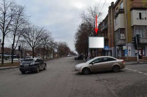Скроллер A в Днепр (Днепропетровск), 3.14х2.32  вул. С. Хороброго (Чкалова) - вул. Воскресенська (Леніна), біля світлофора - 169213 фото 1