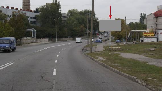 Билборд A в Днепр (Днепропетровск) 091А,вул. Космічна (низ) автомийка, кафе Форсаж, у напрямку на ж/м Перемога фото 1