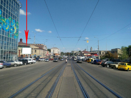 Бэклайт B в Днепр (Днепропетровск), 3.14х2.32  вул. Шмідта, біля входу у ТРЦ "Приозерний" фото 1