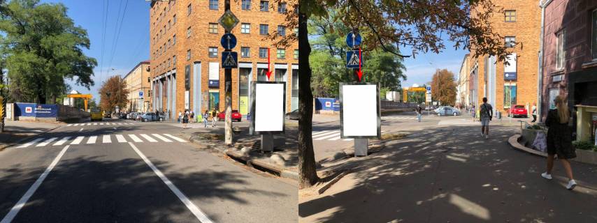 Сiтiлайт A у Дніпро (Дніпропетровськ), 1.2х1.8  просп. Дмитра Яворницького - вул. Володимира Вінниченка Фото 1