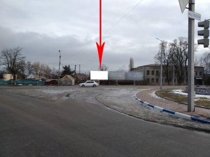 Билборд A в Никополе Нп13А,вул.Першотравнева - вул.Патріотів України (1), напрямок руху до старої частини міста, районної лікарні, виїзду з міста фото 1