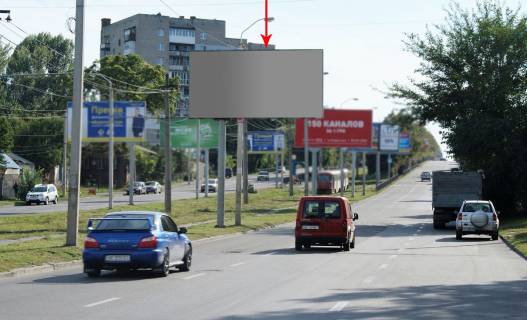 Билборд A в Днепр (Днепропетровск), 6х3  вул. Робоча, 10 (на розділовій смузі), рух з центру фото 1