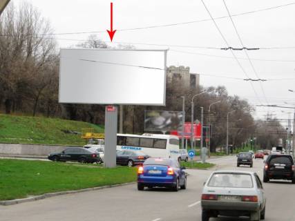 Бэклайт A в Днепр (Днепропетровск) 010А2,вул. Січеславська набережна (Наб. В.І. Леніна), на розподільчій смузі біля Мерефо-Херсонського мосту, рух у бік Нового мосту фото 1