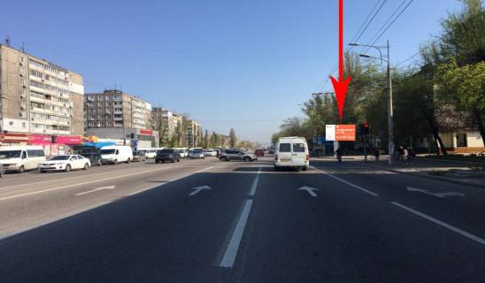 Скролер, Скрол A у Дніпро (Дніпропетровськ), 3.14х2.32  просп. Слобожанський, 46, на зупинці, на світлофорі - 181550 Фото 1