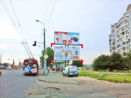 Билборд A в Львове пер. вул. Кравчука – Соборності, знизу фото 1