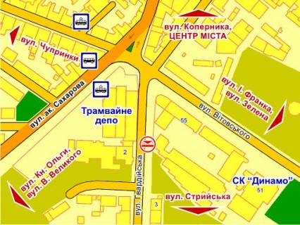 Сiтiлайт B у Львові вул. Героїв Майдану (навпроти буд. 2) схема