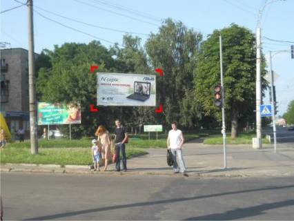 Билборд A в Ровно вул. Гагаріна – Кн. Романа фото 1