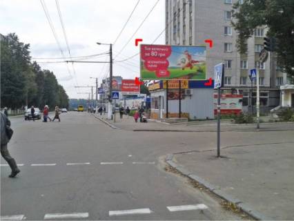 Билборд A в Львове вул. Вітрука, 34/1, розмір 2,3 х 3,2 м екран фото 1