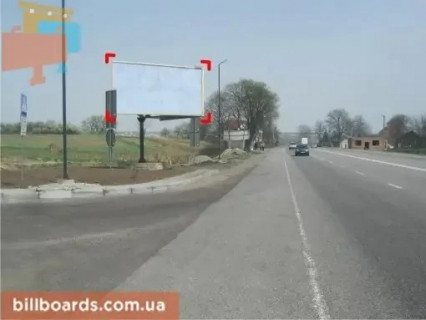 Билборд B в Львове с. Гамаліївка (напрямок з міста, до Києва) фото 1