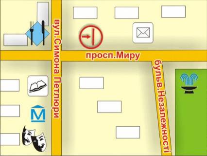 Ситилайт B в Ровно пр. Миру, 9, місце 3 схема