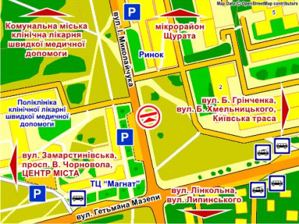 Билборд A в Львове вул. Миколайчука, 2 – Мазепи, розмір 2,3 х 3,2 м беклайт схема