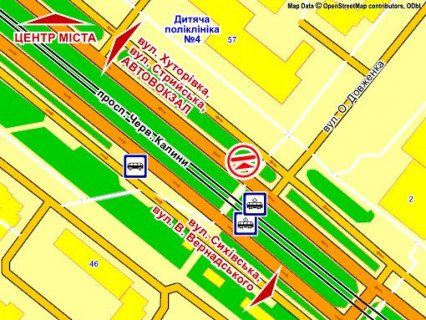 Скроллер A в Львове пр. Черв. Калини (навпроти буд. 57, біля переходу ), місце 3, розмір 2,3 х 3,2 м, скролл - 568715 схема