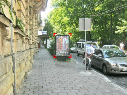 Ситилайт B в Львове вул. Крушельницької, 1, місце 1 фото 1