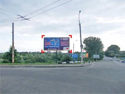 Билборд B в Ровно пер. вул. Дубенської – вул. Кулика і Гудачека (Макарова) фото 1