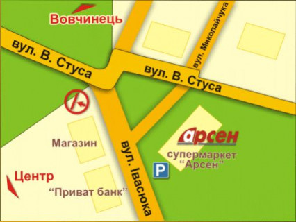 Билборд B в Ивано-Франковске вул. Івасюка, 24 схема