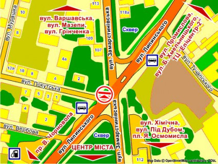 Білборд, Бігборд (Борд)  B у Львові вул. Замарстинівська – Липинського (на перехресті),  розмір 2,3 х 3,2 м скрол схема