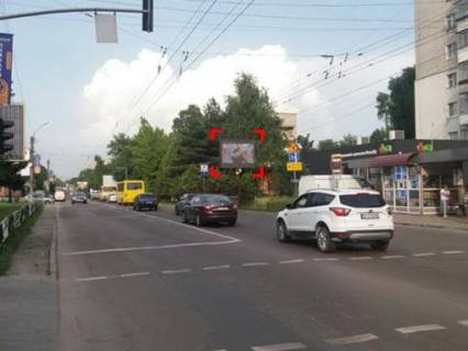Видеоборд A у Львові 'вул. Мазепи, 12 "Сільпо" ,розмір 2,3 х 3,2 м, екран - 563606 Фото 1